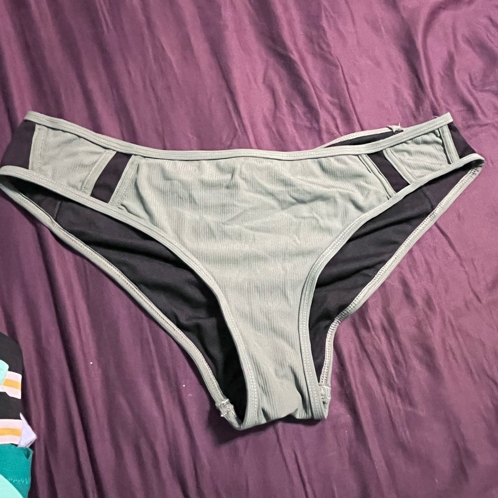 Olive Green swimming suit bottoms